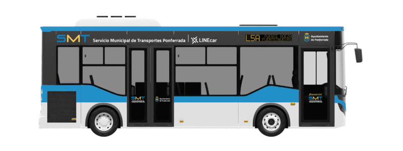 Autobuses SMT urbanos de ponferrada linecar Autobuses SMT urbanos de ponferrada linecar
