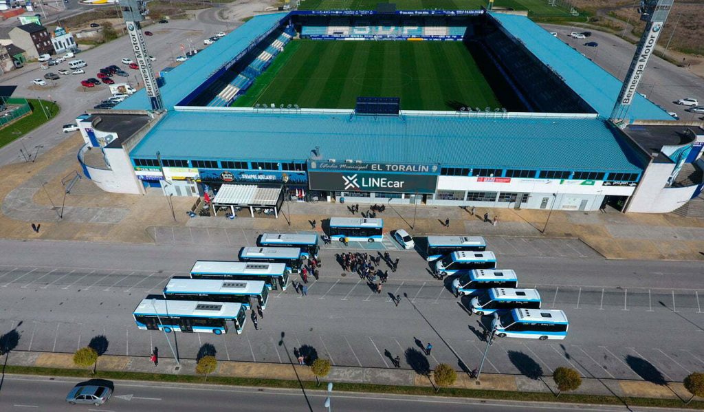 estadio futbol ponferrada linecar