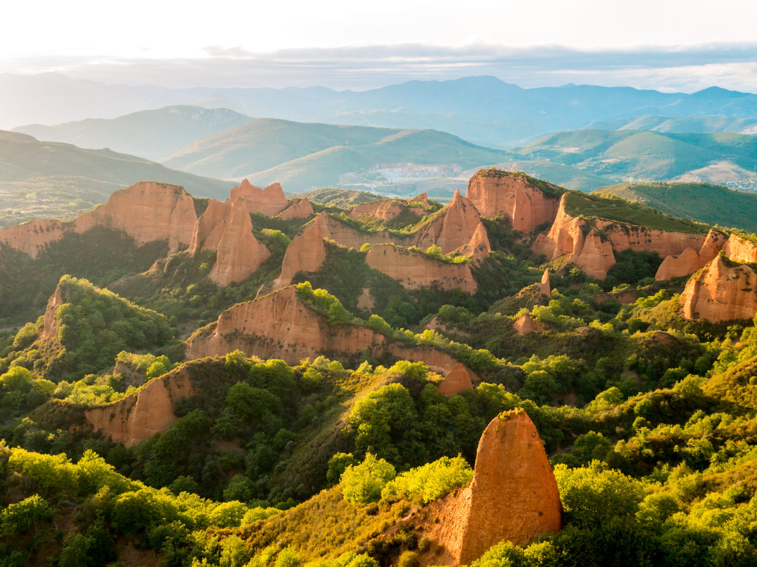 Las medulas de Ponferrada LINEcar paraje natural romano