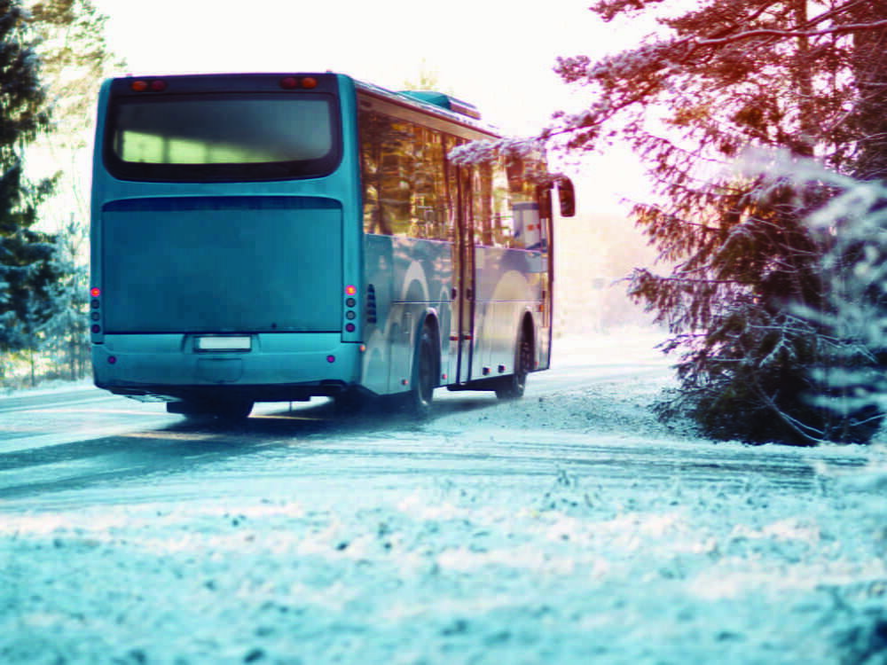 Autobús LINEcar Nieve Vuélta a casa